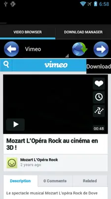 Video Songs android App screenshot 1